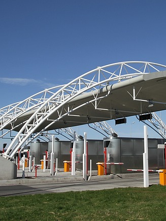 Image shows EFKON Toll Plaza Operation in Ireland