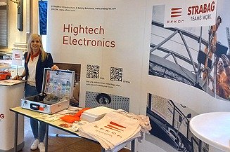 Image shows an EFKON stand at a job career