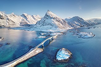 Image shows a toll road in Norway