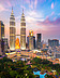 Image shows Petrona Towers Kualar Lumpur