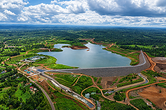 Image of the Thiba Dam 